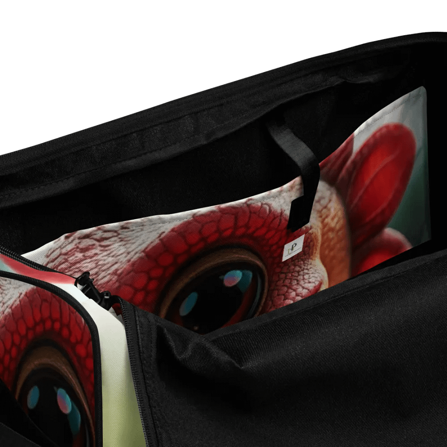Red Dinosaur All-Over Duffle Bag product image (9)