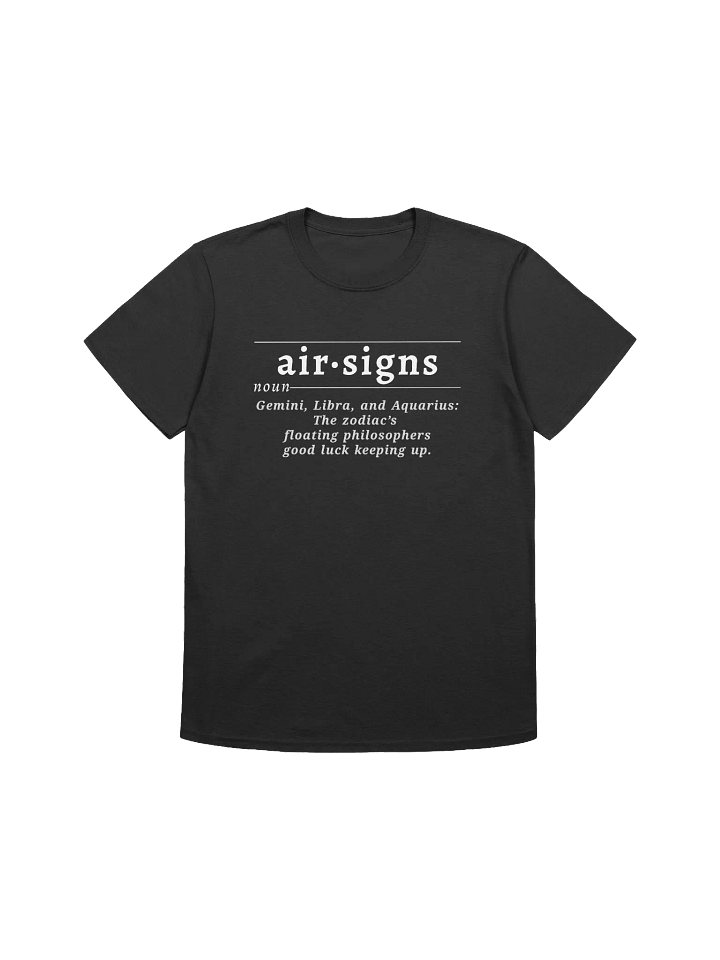 Air Signs Def Unisex Tee v1 product image (1)