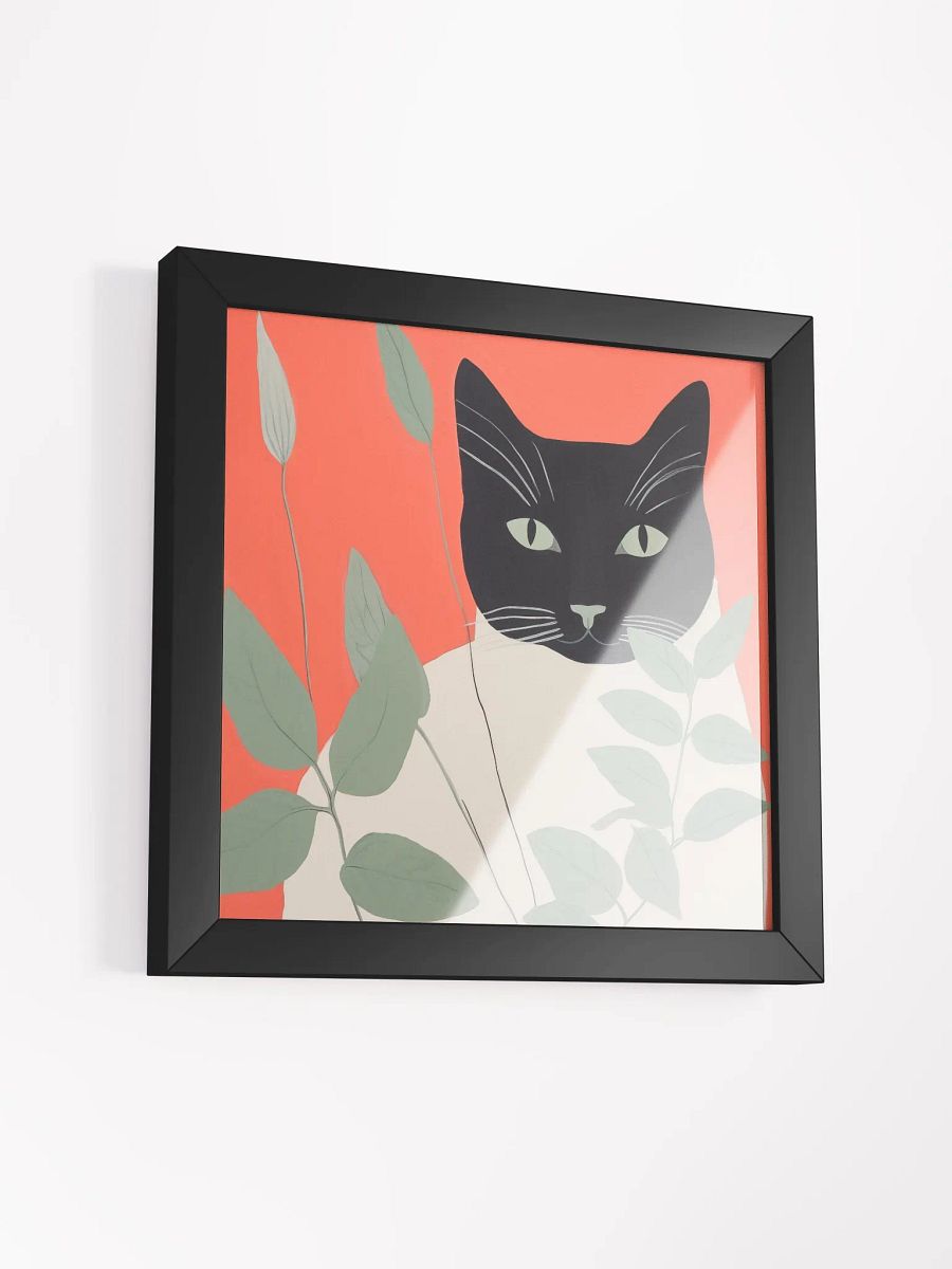 Contemplative Cat Framed Matte Poster product image (19)