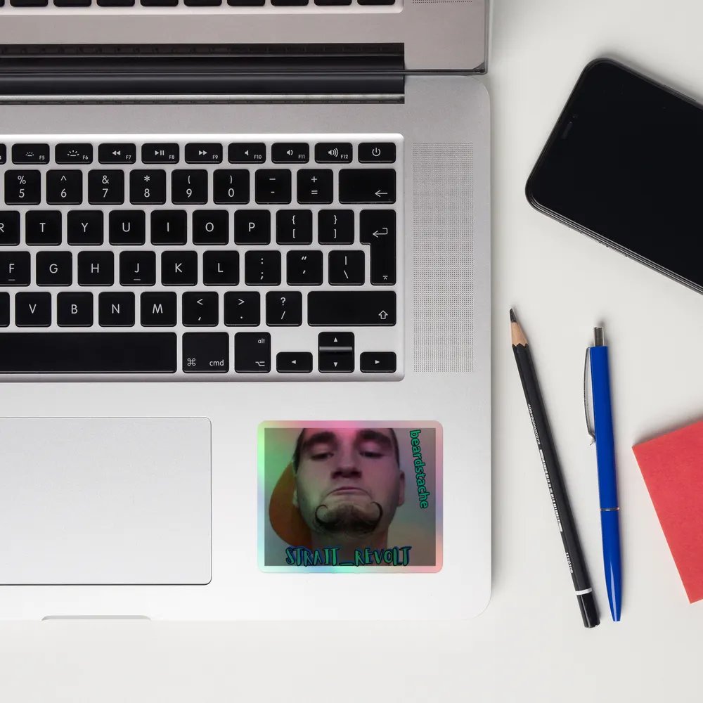 strait beardstache sticker product image (12)