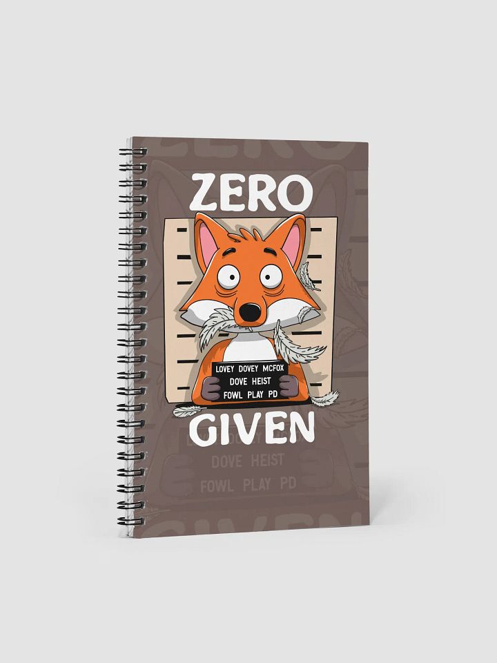 Zero Fox Given Funny Fox Notepad – Punny Animal Stationery for Sass, Notes & Laughs product image (1)