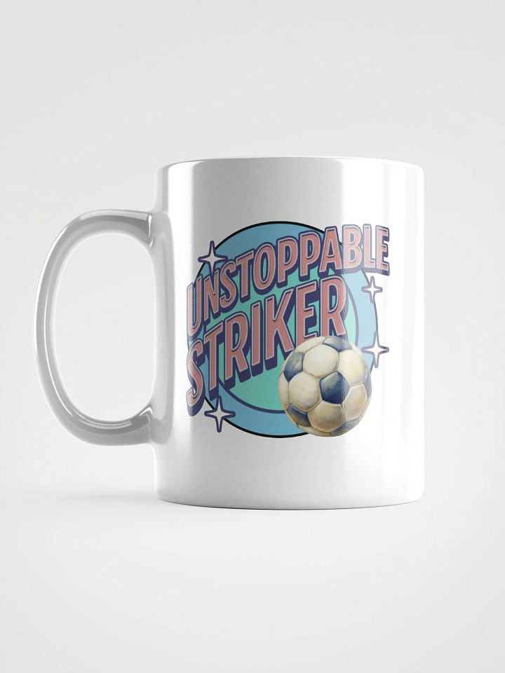Unstoppable Striker Soccer Ball Mug product image (1)