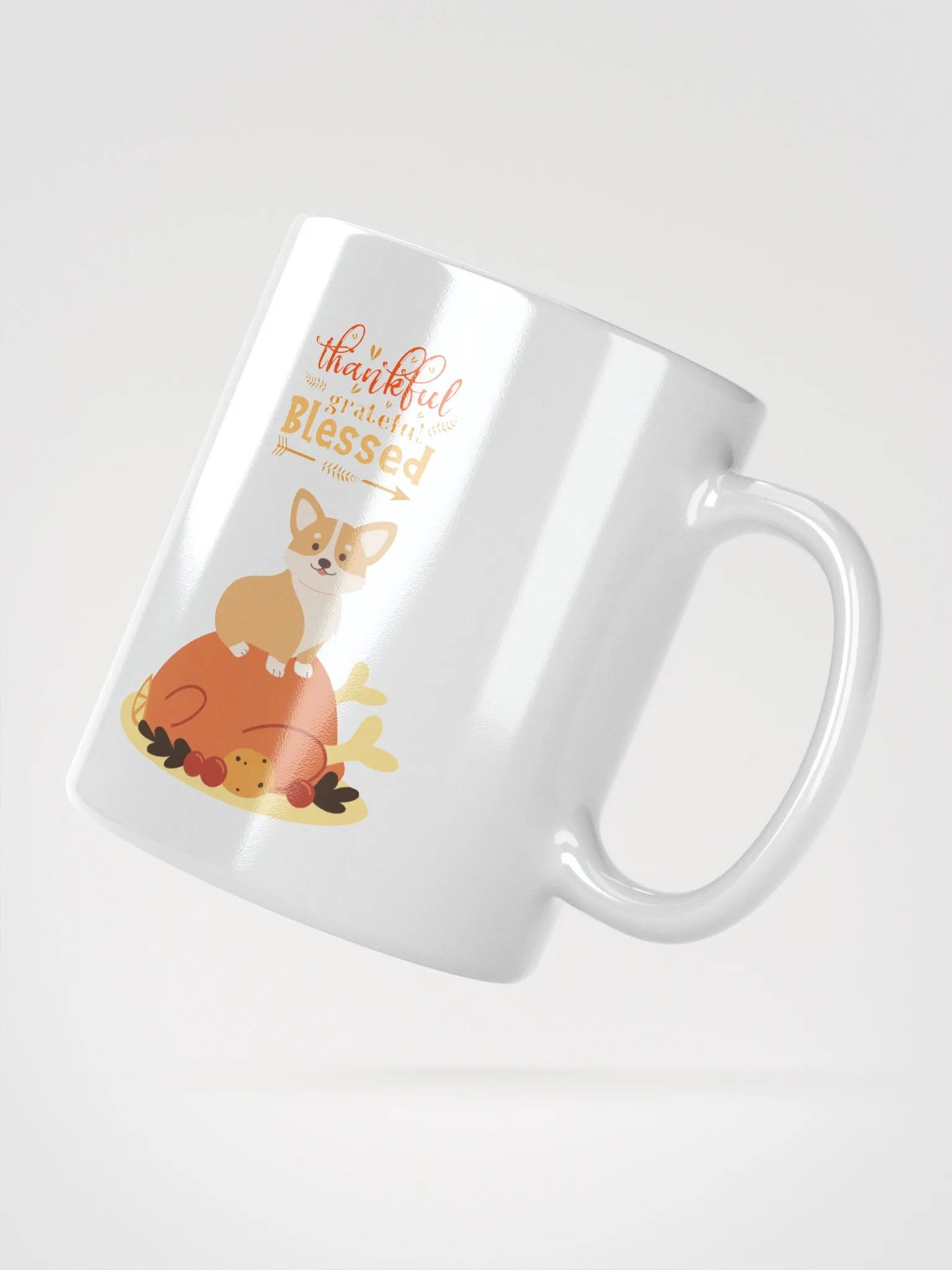 Autumn Corgi Thanksgiving Mug product image (2)