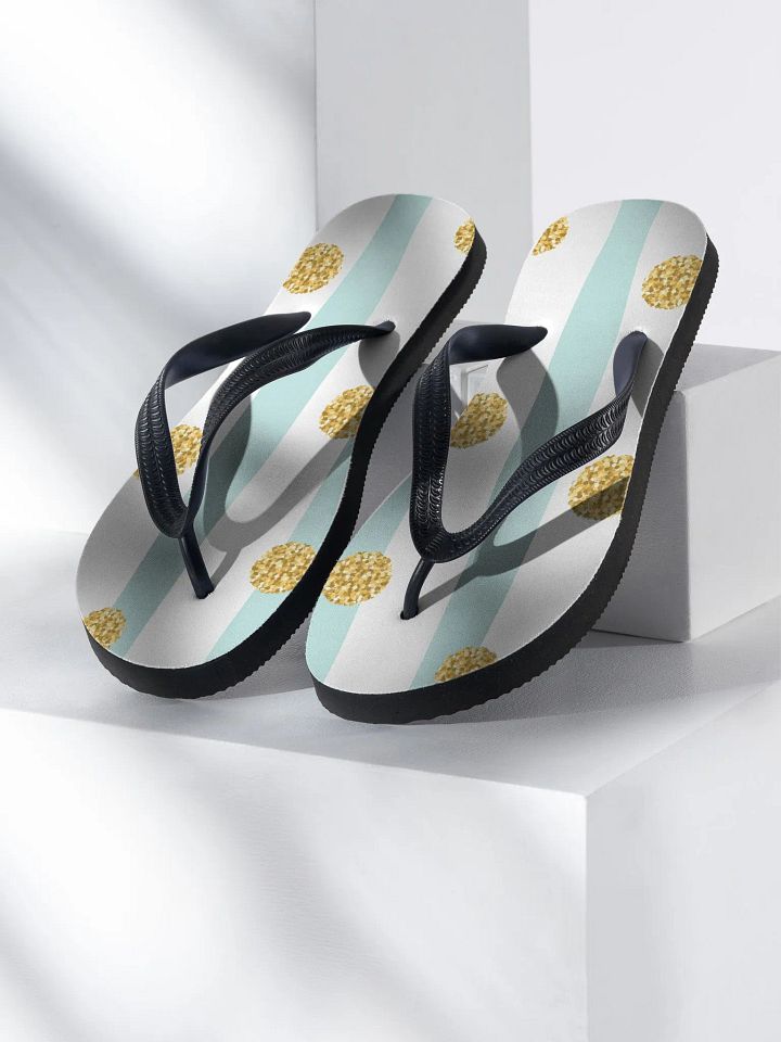 Teal Elegance Flip Flops product image (2)