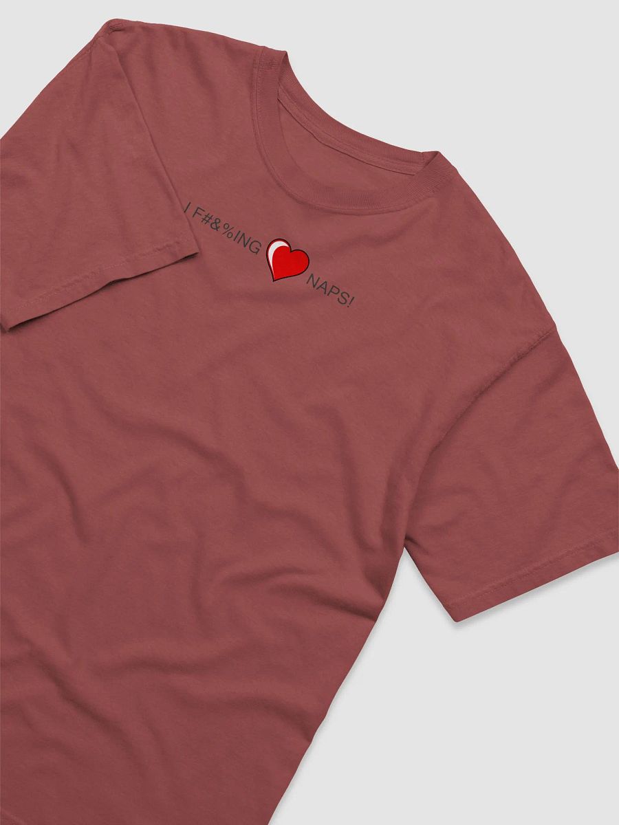 I Love Naps Shirt Red product image (3)