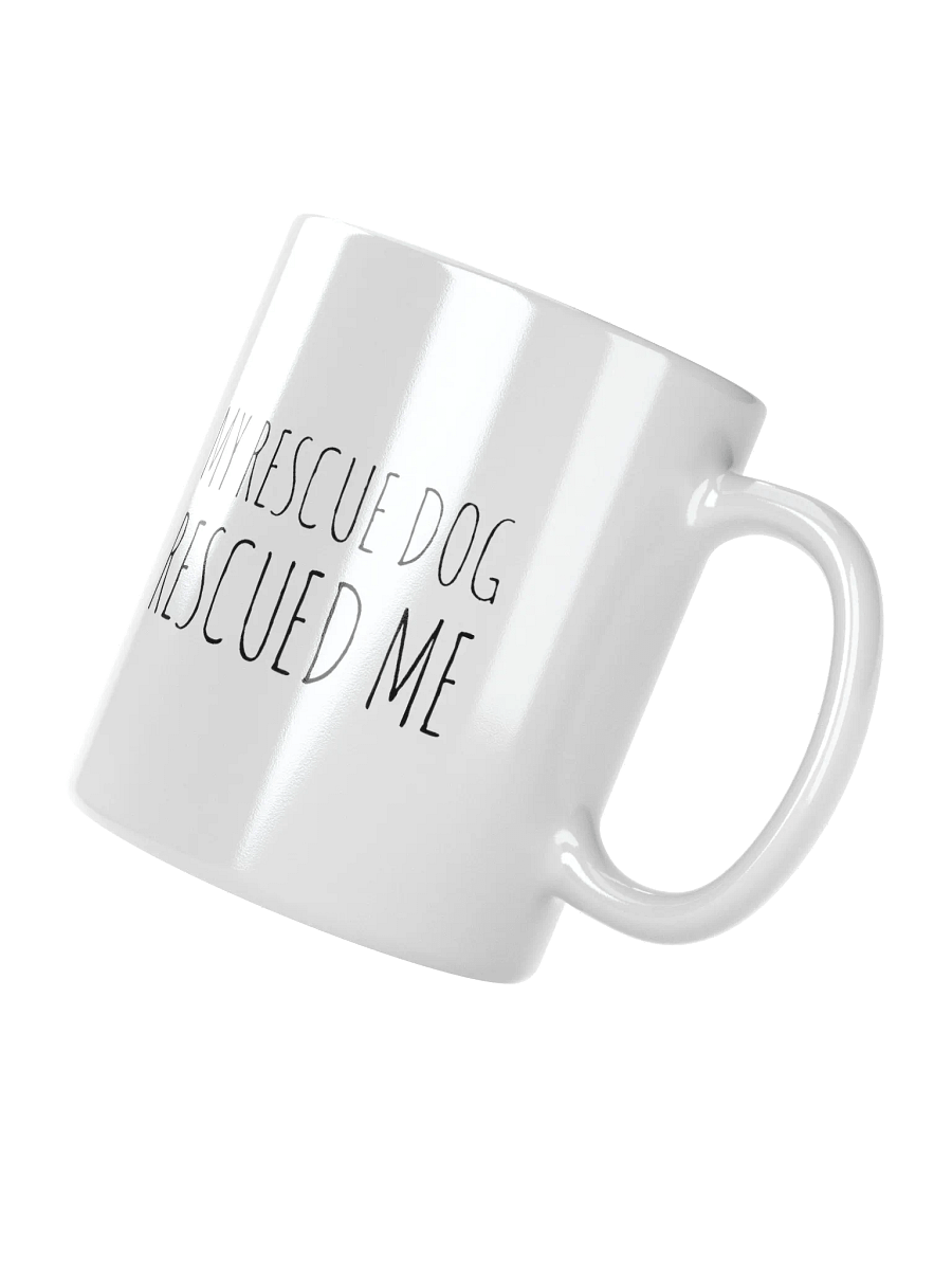 My Rescue Dog Rescued Me Minimalist Rustic Chic Mug product image (5)