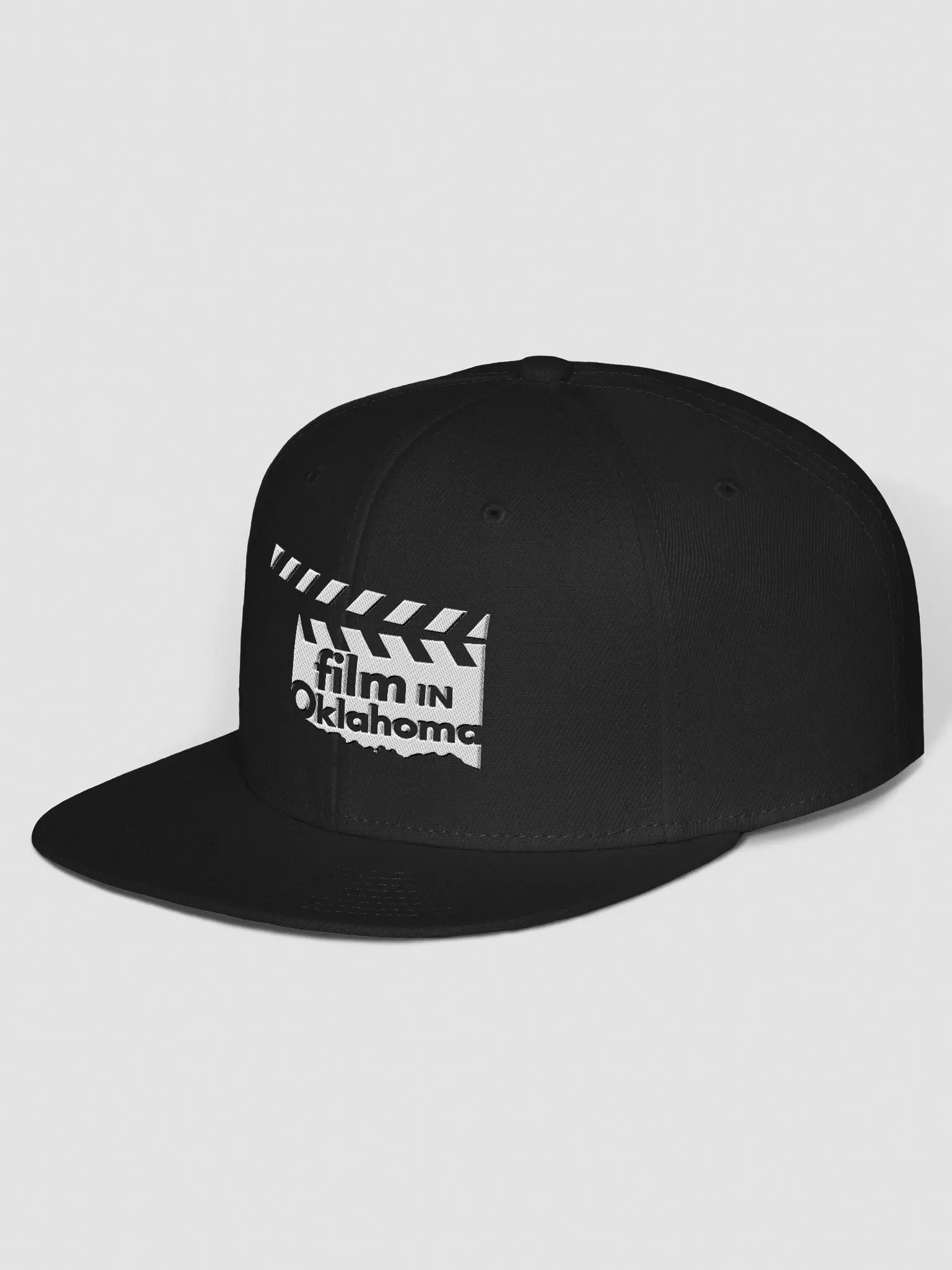 Film In Oklahoma Embroidered Snapback Hat product image (2)
