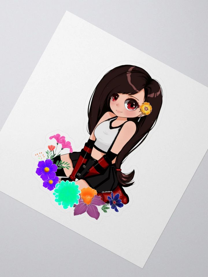 Flower girl Tifa Sticker product image (1)