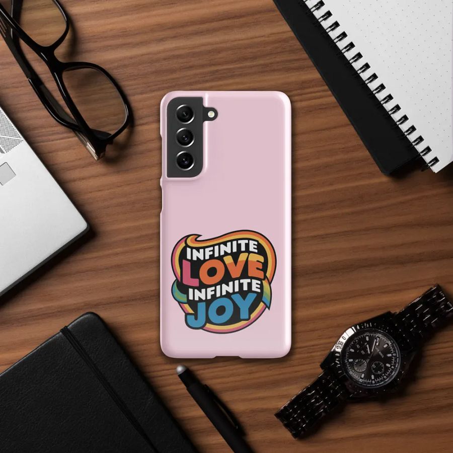 Infinite Love Infinite Joy Snap Case for Samsung (Pink) product image (12)