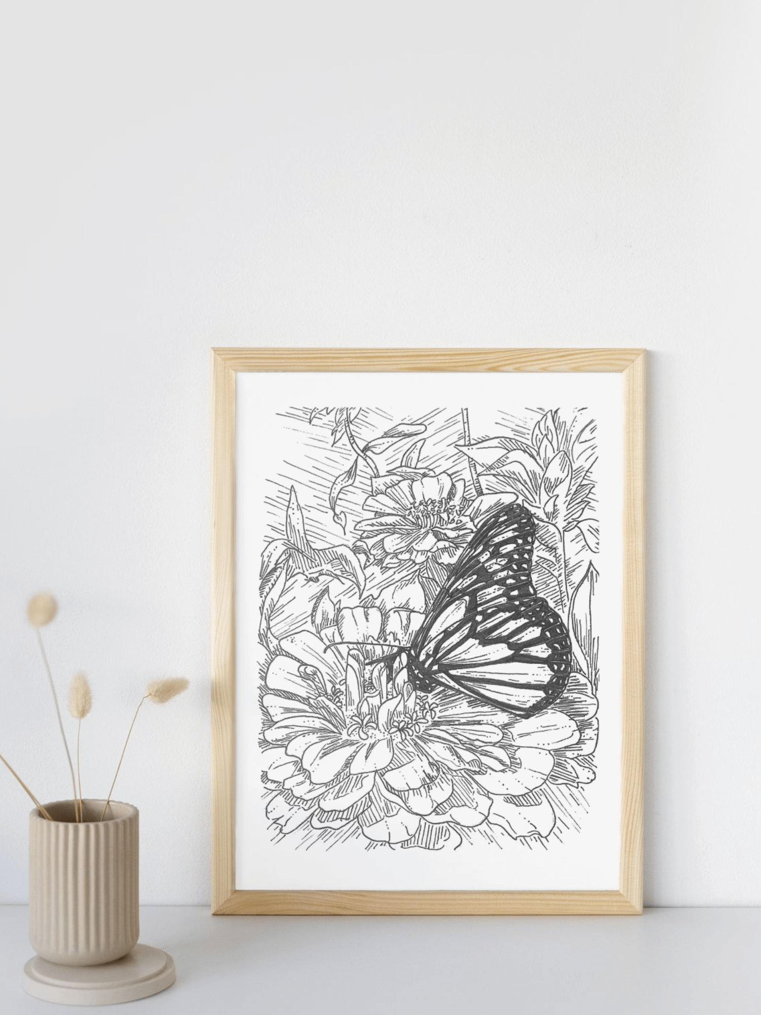 Butterfly in Ink Giclée Art Print product image (2)