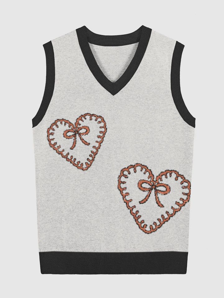 Heartfelt Knitted V-Neck Vest product image (1)
