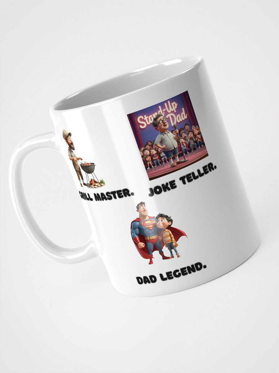 Grill Master. Joke Teller. Dad Legend. – Funny Father’s Day Cartoon Art product image (3)