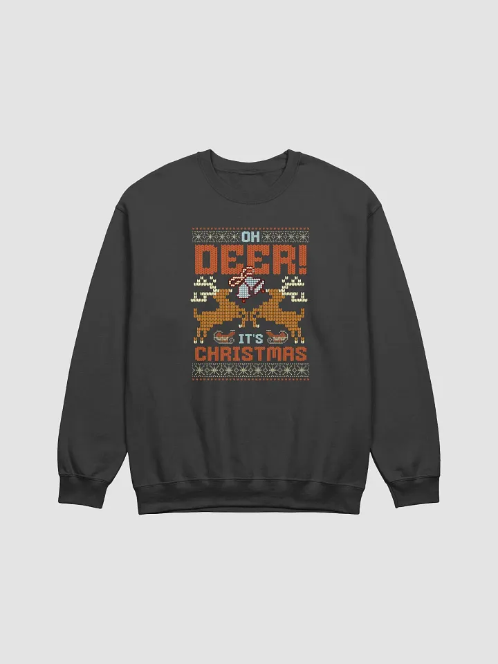Ugly Christmas Sweater Reindeer Crewneck product image (1)