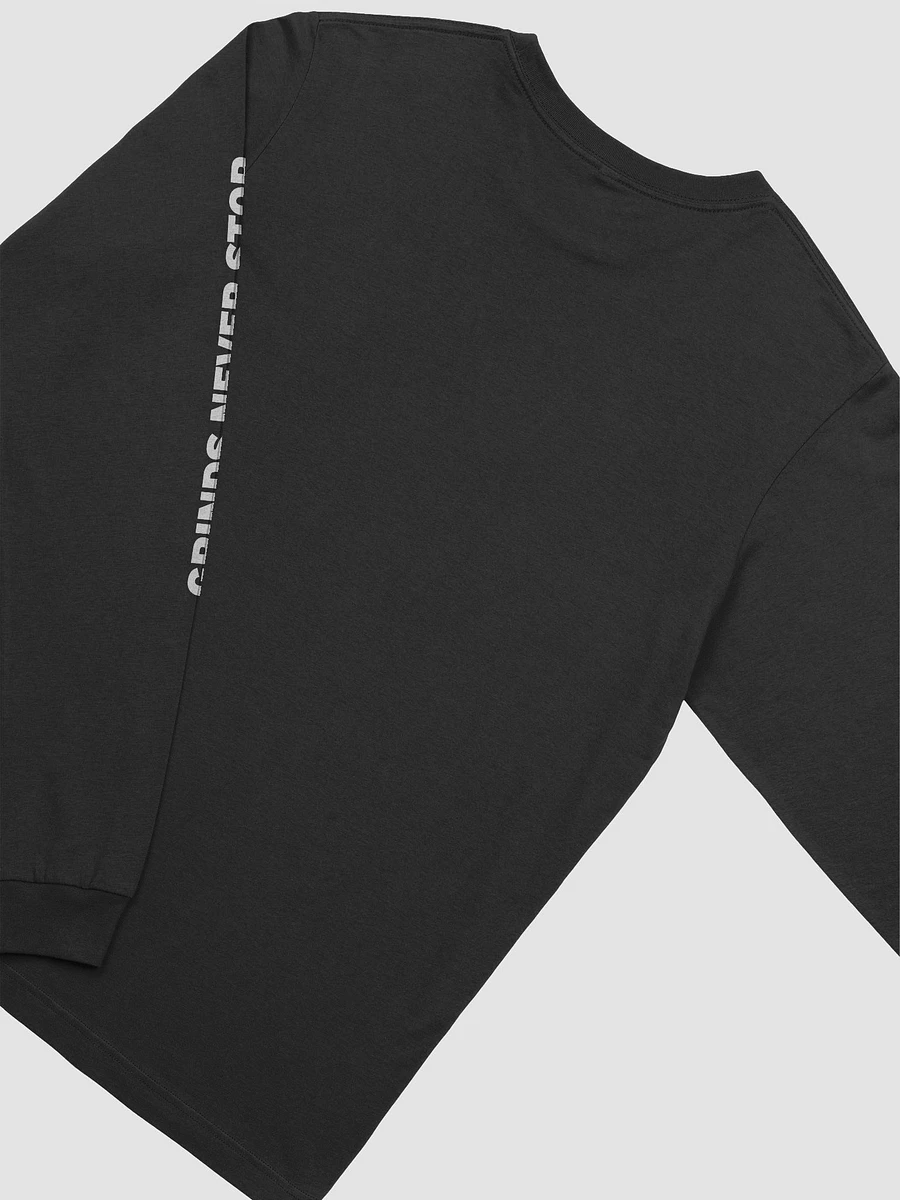 Grinds Never Stop Longsleeve Tee (White text) product image (21)