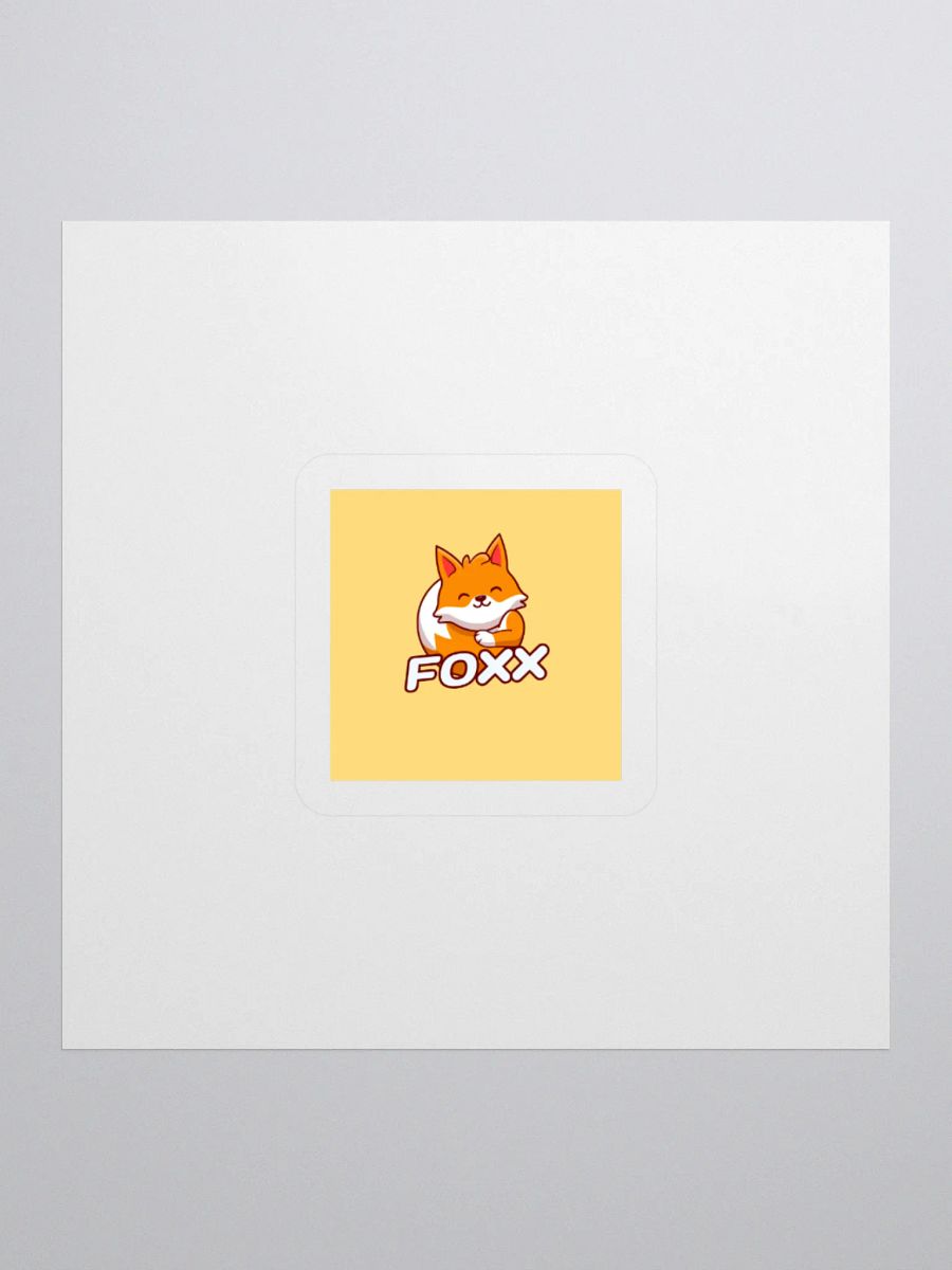 Happy Fox Kiss Cut Stickers product image (2)