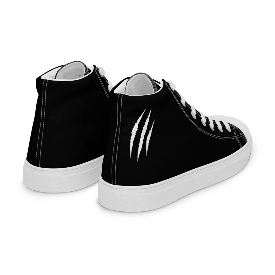 "DJ Benji Beatz Scratch Logo" Men's High Top Canvas Shoes product image (9)
