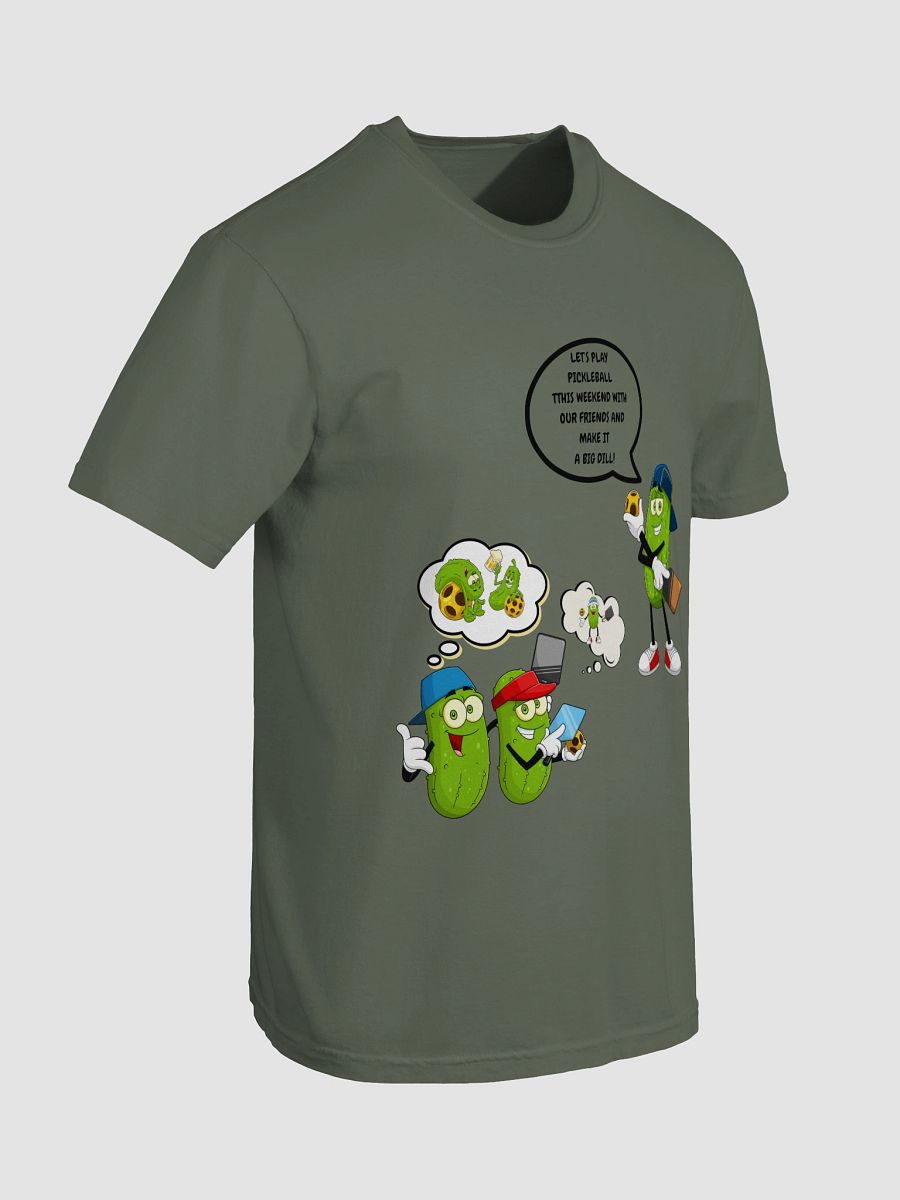 Pickleball Make It A Big Dill Heavy Cotton T-Shirt product image (91)