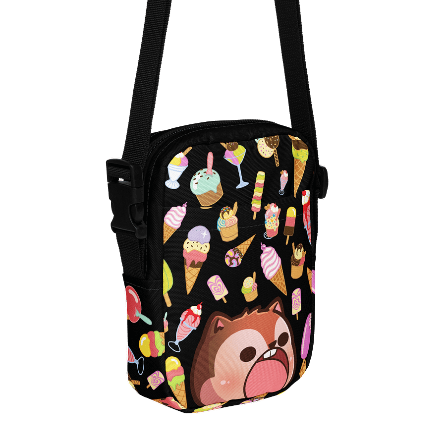 Hungry for Yum! Crossbody Bag! Black! product image (1)