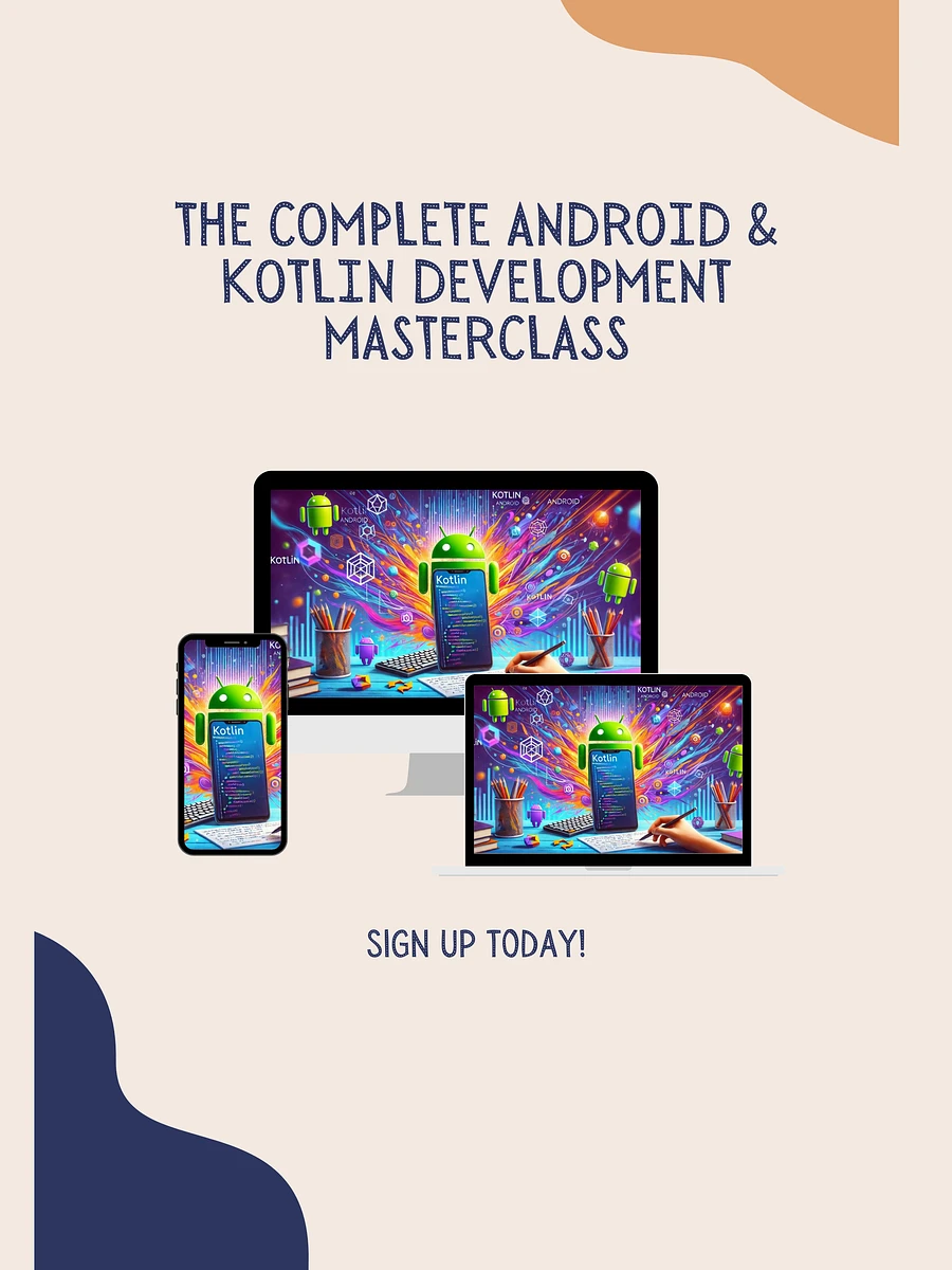 The Complete Android & Kotlin Development Course product image (1)