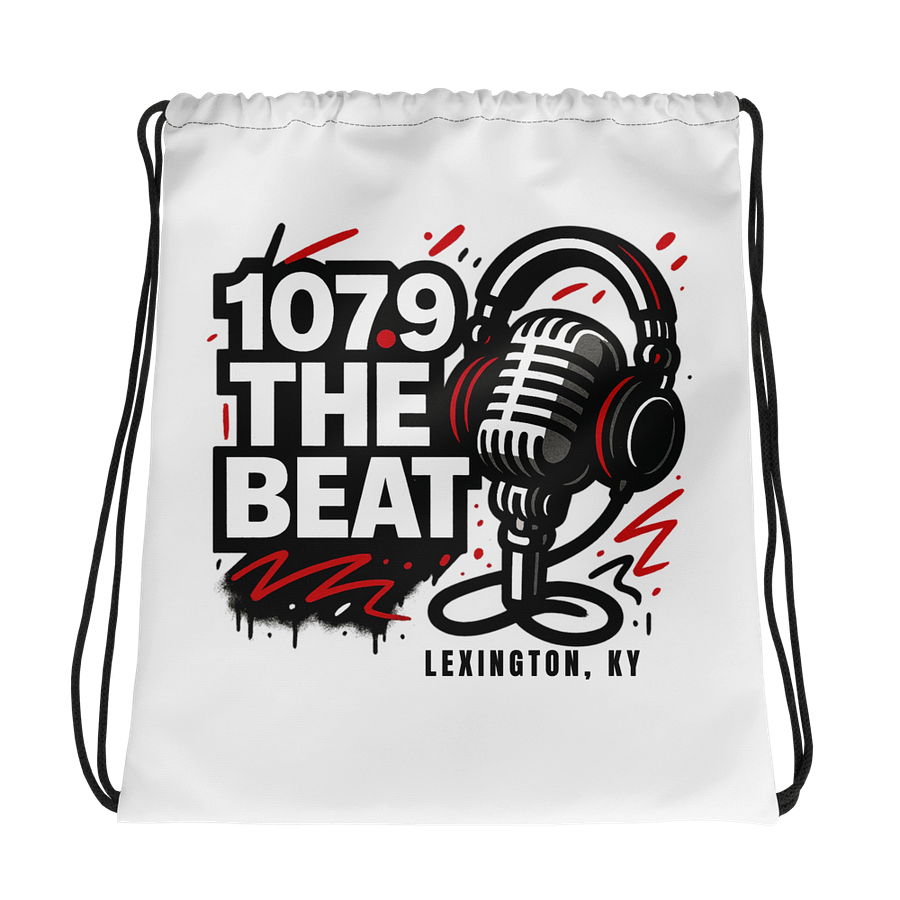 The Beat Mic Drawstring Bag product image (1)
