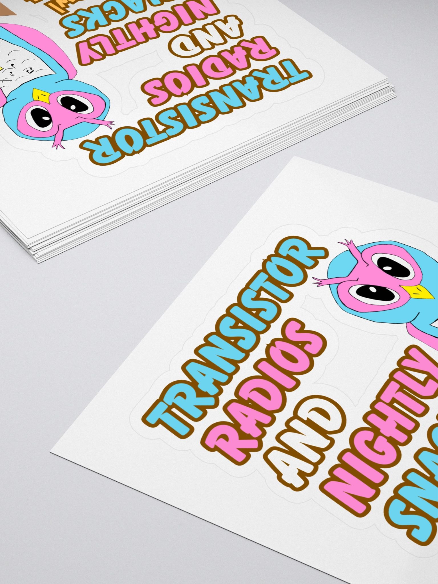 Reclaim the Owl Text sticker product image (4)