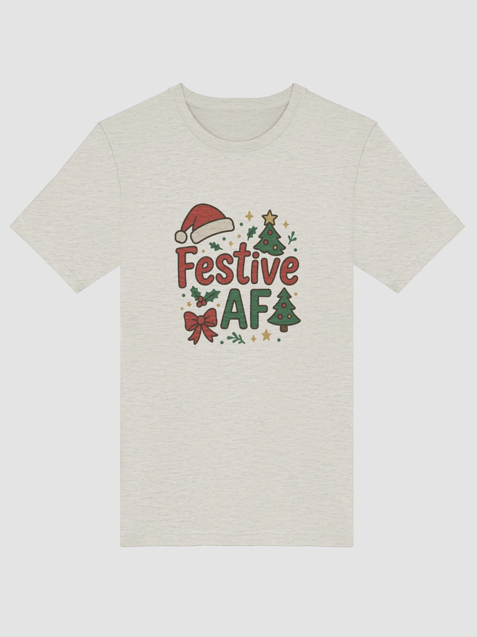 Festive AF Holiday T-Shirt product image (5)