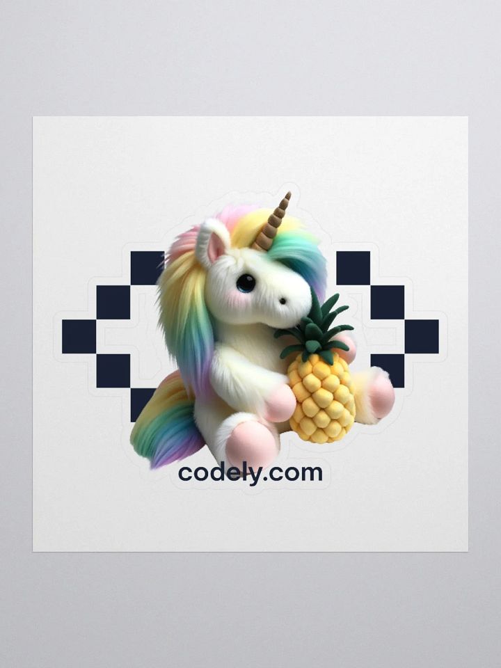 Pegatina Unicornio fluffy product image (1)