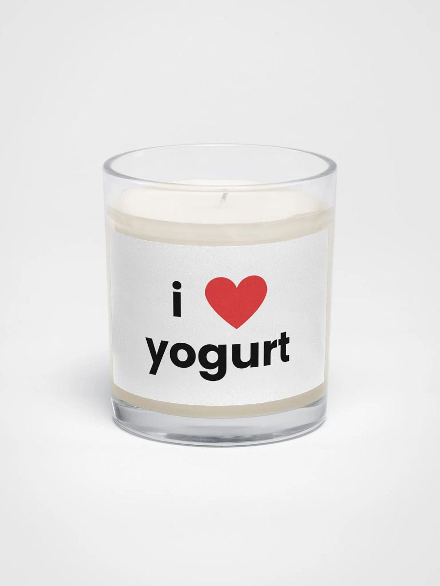 "i ❤ yogurt" candle product image (1)