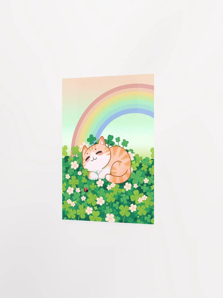 Lucky cat - St. Patrick Irish charm Poster product image (11)
