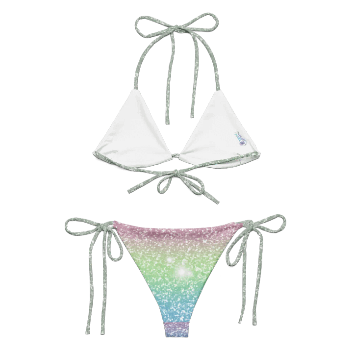 Glitter Unicorn Texture Design String Bikini (9) product image (2)