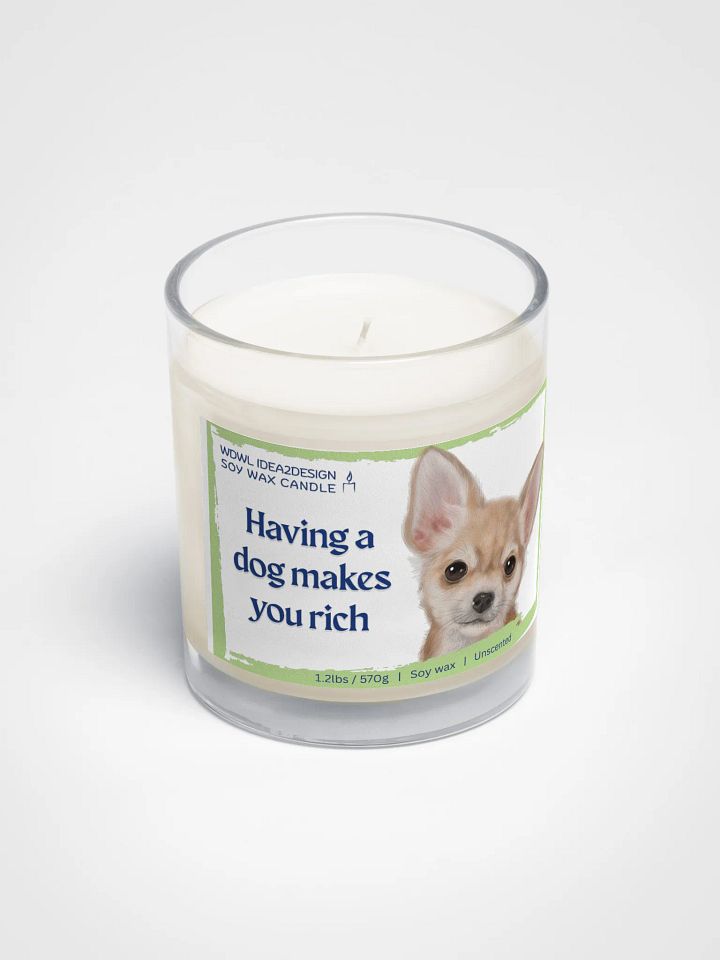 Chihuahua Dog Lover Best Gift, Large Capacity, Great Value & Eco-Friendly Candle – 1.2 lbs of Pure Serenity product image (2)