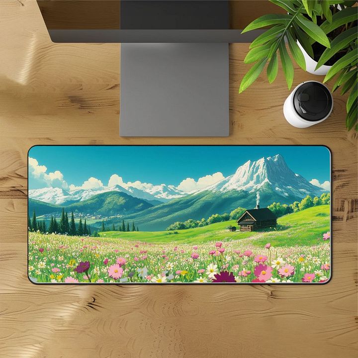 Alpine Meadow Bliss Desk Mat - 12"x22" product image (1)