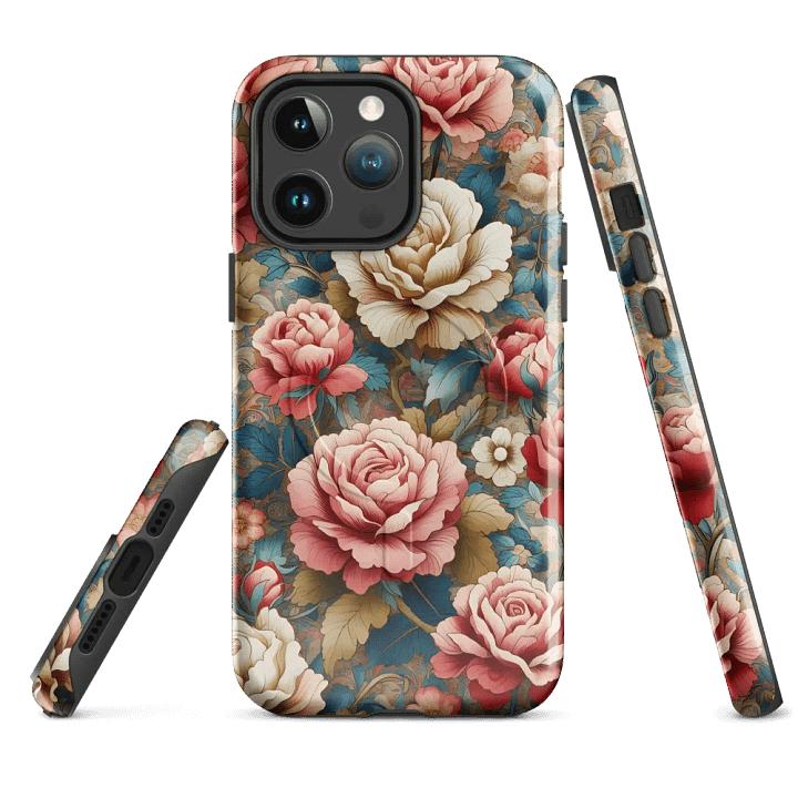 Vintage Rose Garden MagSafe® iPhone® Tough Case - Painting Artwork fit for iPhone 16 15 14 Pro Max product image (4)