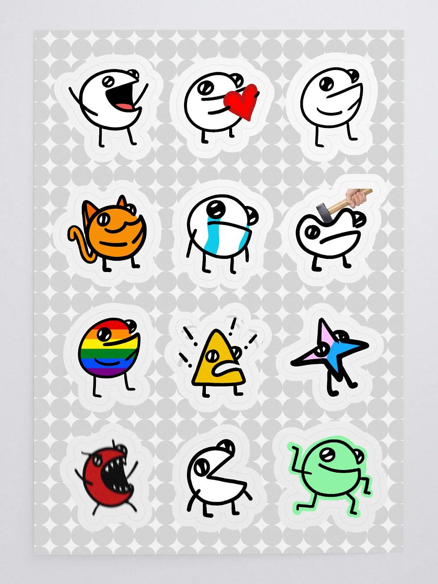 「Emote」 Sticker Sheet product image (3)