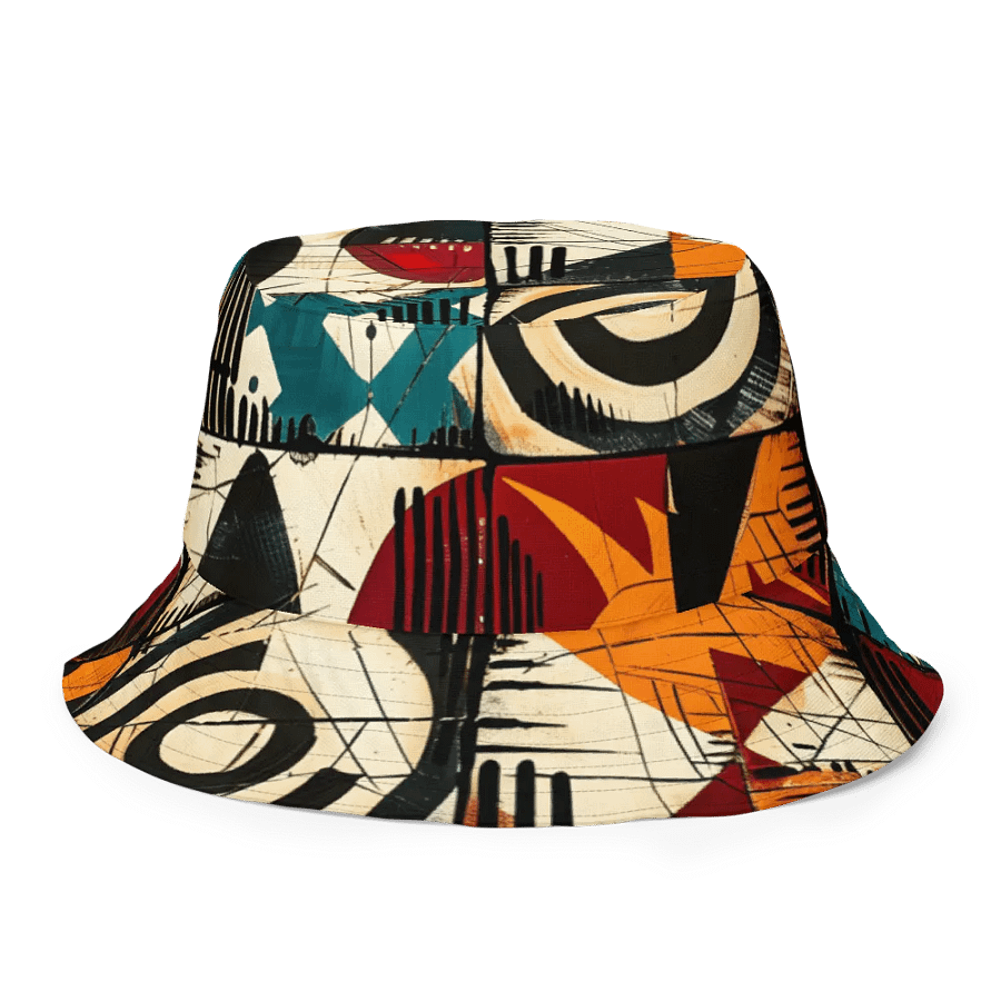 Heritage Patterns: African Tribal Seamless Design Reversible Bucket Hat" product image (7)