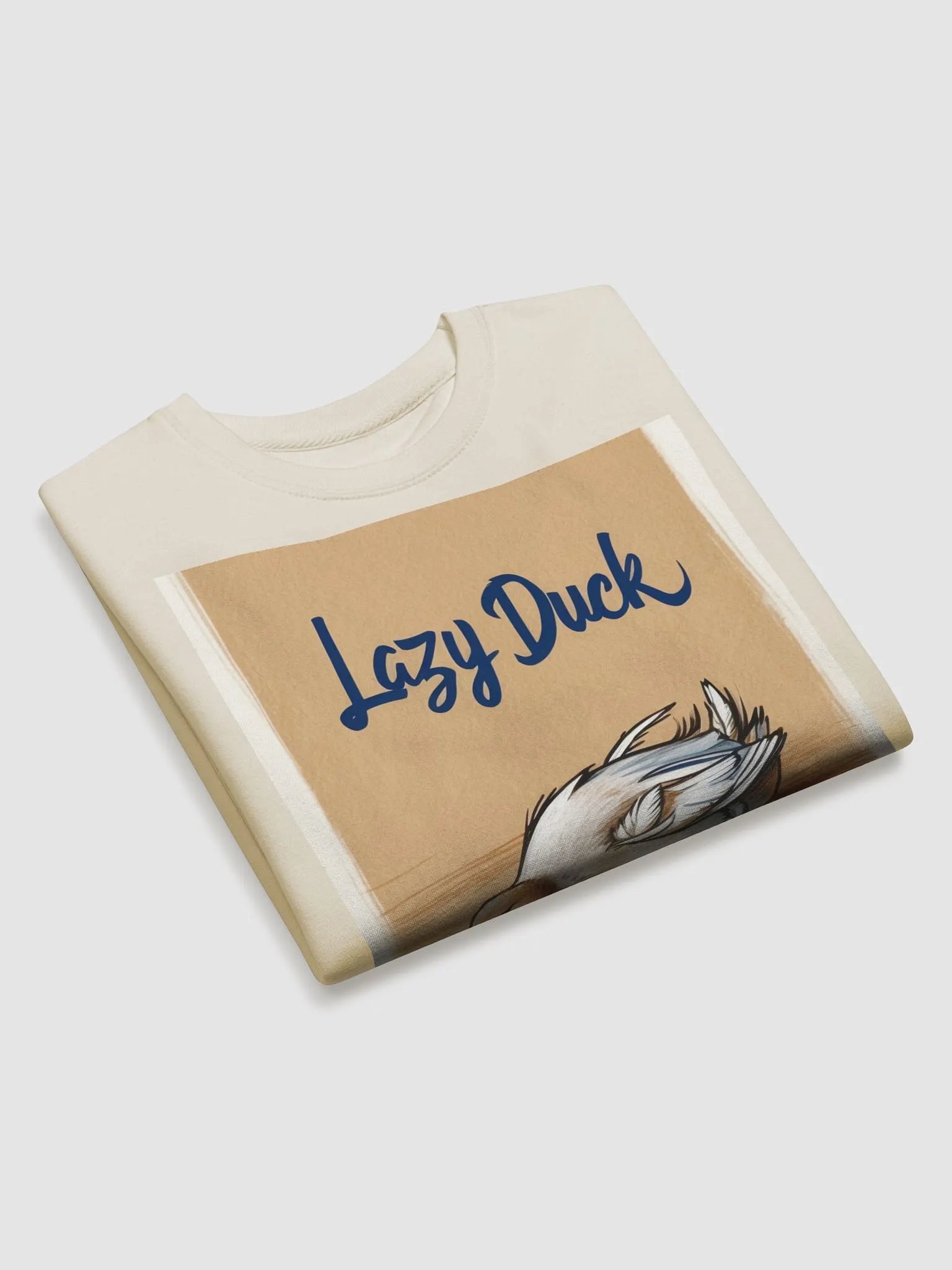 Lazy Duck – A fun sweatshirt with a playful duck illustration. product image (18)