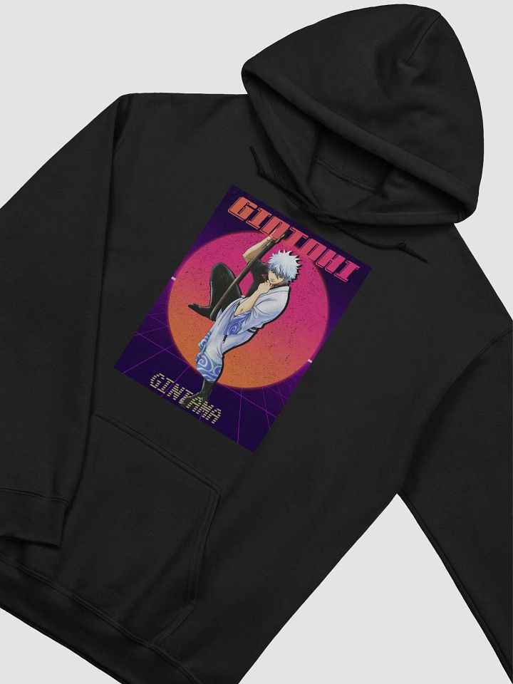 Gintama Gintoki Retro Sunset Sweatshirt – Gildan Midweight product image (2)