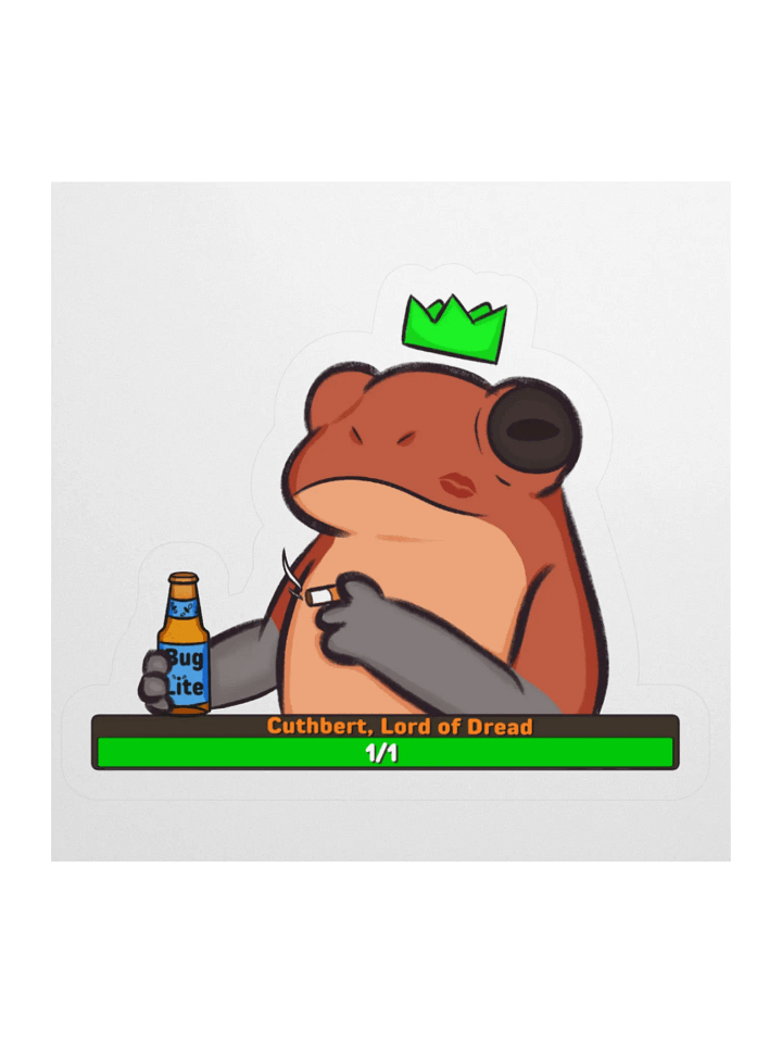 Cuthbert, Lord of Dread Sticker product image (1)