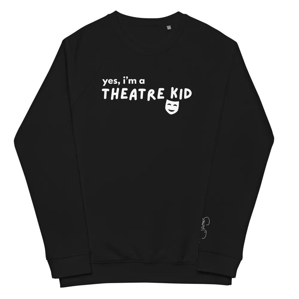 Theatre Kid Organic Comfort Raglan Sweatshirt product image (2)