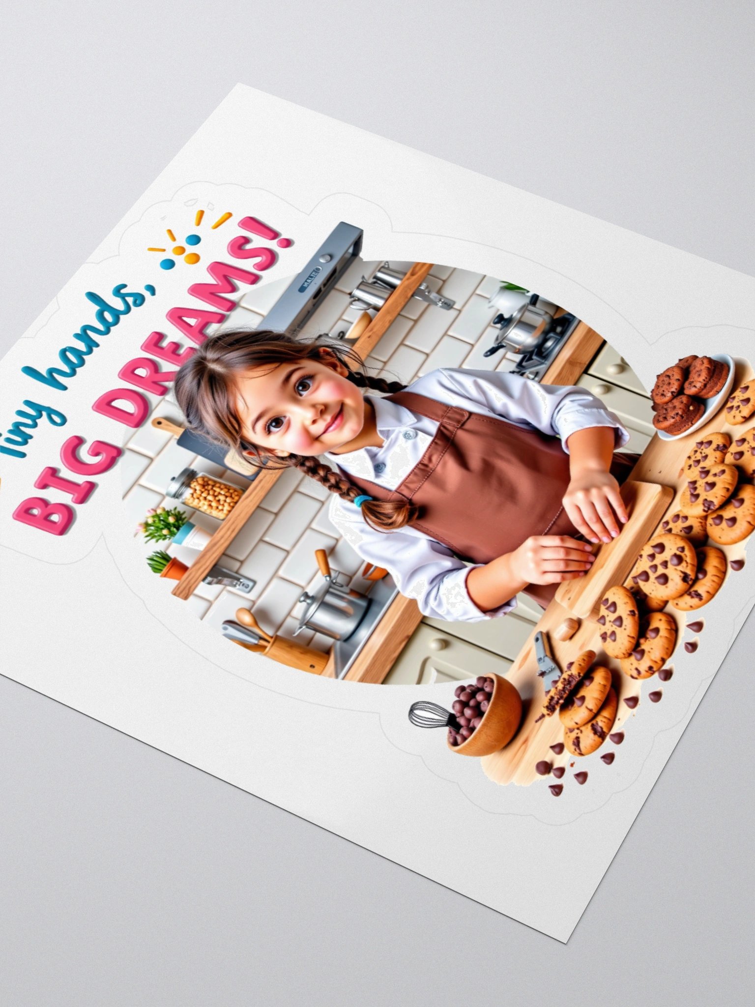 Tiny Hands, Big Dreams Kiss Cut Stickers product image (9)