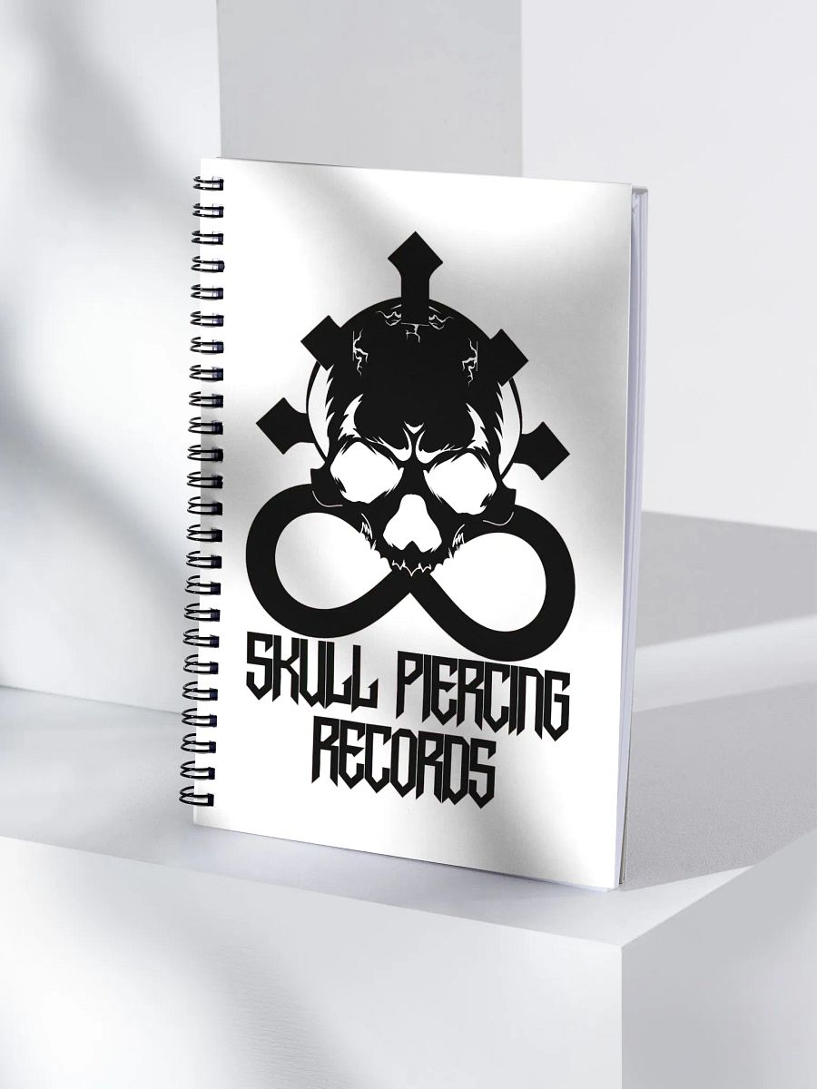 Skull Piercing Records Spiral Notebook product image (4)