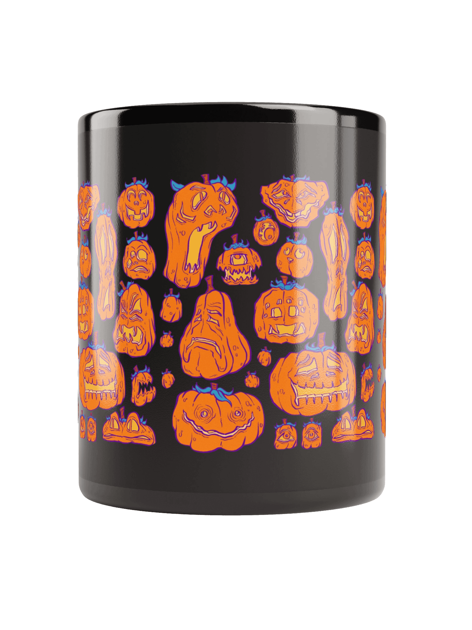 Jumble of Jack-o-Lanterns 11oz. Coffee Mug product image (5)