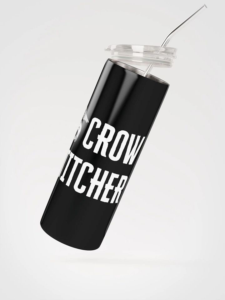 Crow Stitcher Skull & Crow Stainless Steel Tumbler - Black product image (2)