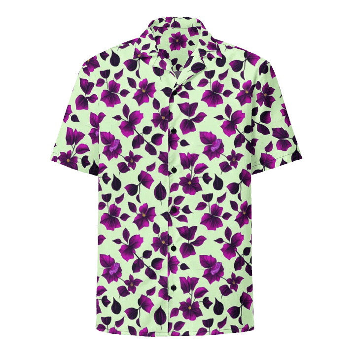 Floral Pattern Pua Melia Flowers Hawaiian Shirt product image (1)