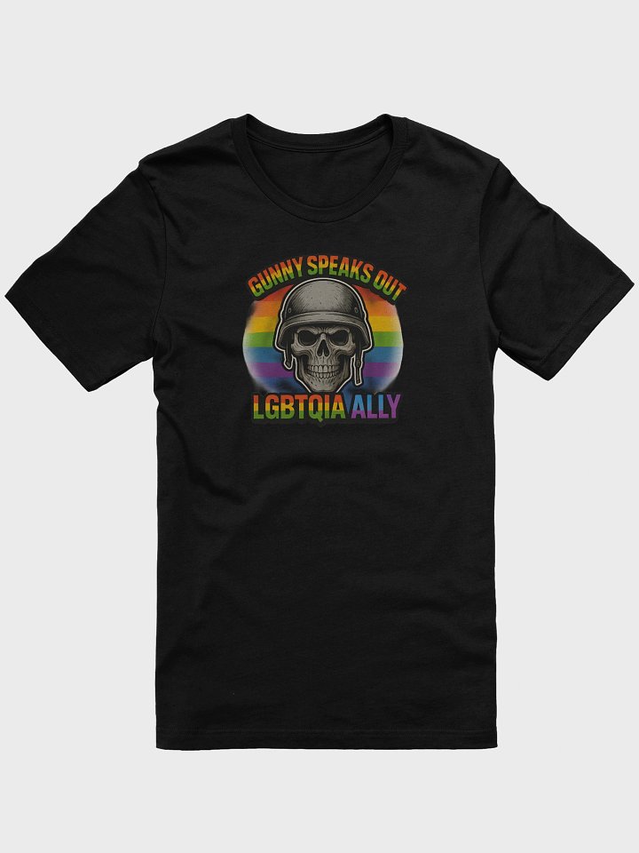 Rainbow Rebel Skull T-Shirt product image (5)