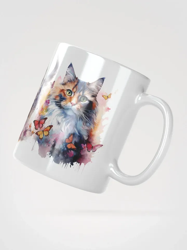 Butterfly Whimsy Cat Mug product image (2)