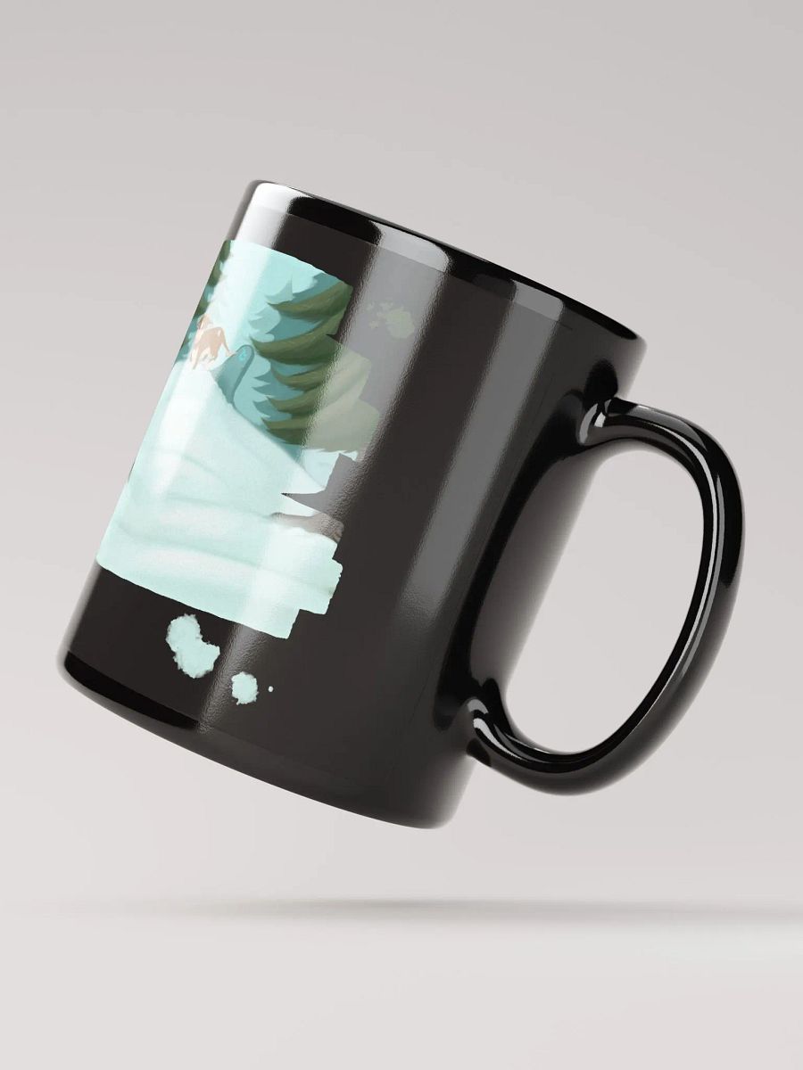 Cursed Edition - Cow - Black Glossy Mug product image (2)