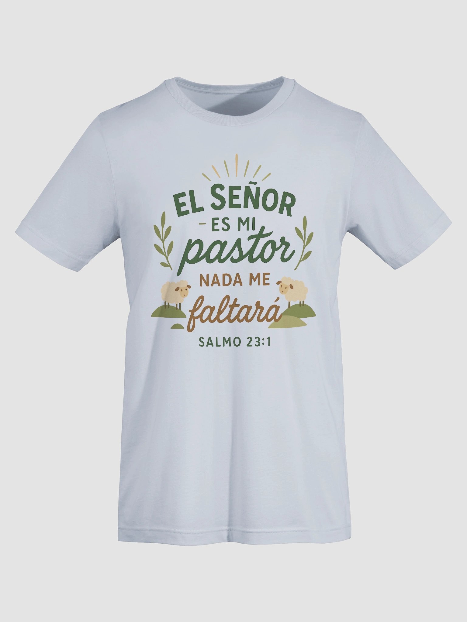 Christian T-Shirt – “El Señor es mi Pastor” (Psalm 23:1) – Spanish Bible Verse product image (7)