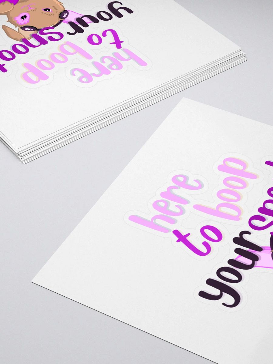 Boop Your Snoot Rabbit Sticker product image (12)