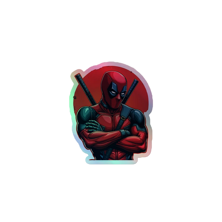 Deadpool Holographic Sticker Set product image (1)